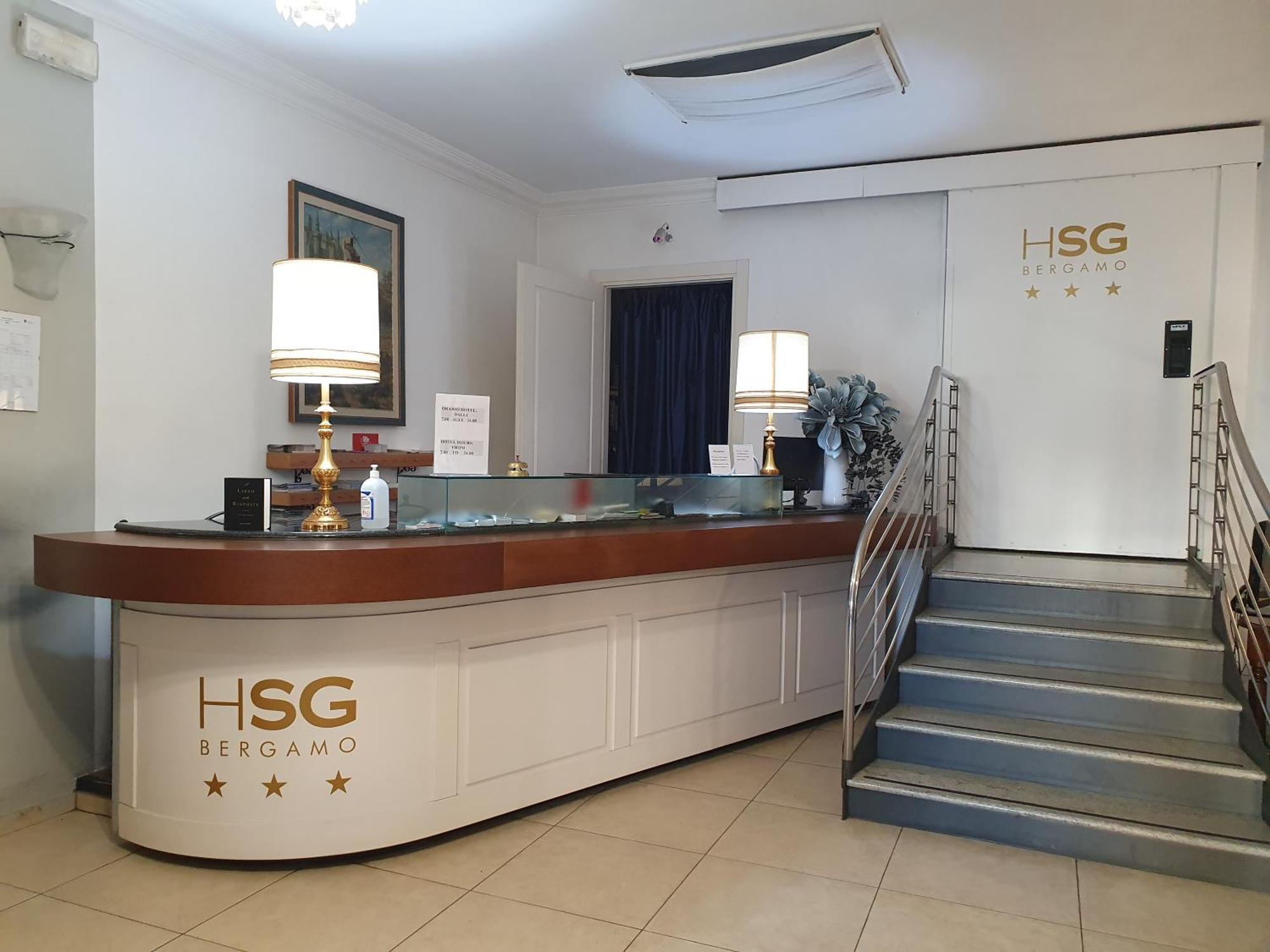 Hotel San Giorgio Бергамо Экстерьер фото